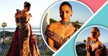 কানে আলিয়ার লুকে রেনেসাঁ যুগের ছোঁয়া