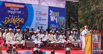 মামুনুল হক বিজয়ী হলে মন্ত্রী করার প্রতিশ্রুতি জামায়াত আমিরের