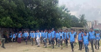 রাজধানীর বস্তি এলাকায় আনসার বাহিনীর টিডিপি মৌলিক প্রশিক্ষণ শুরু