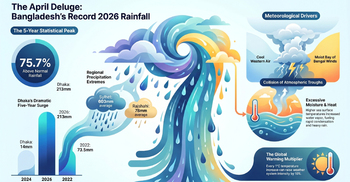 Wetter than normal: Bangladesh records exceptional April rainfall