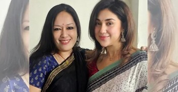 রুমিন ফারহানার সঙ্গে ছবি শেয়ার করে যা লিখলেন অপু বিশ্বাস