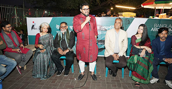 ‘স্থান-কাল-পাত্র’ স্থাপত্য প্রদর্শনীর উদ্বোধন