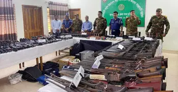 748 looted arms, 21667 bullets, tear shells recovered