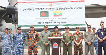 Bangladesh dispatches 2nd aid mission to Myanmar
