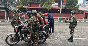 Nepal army imposes curfew until Thursday morning