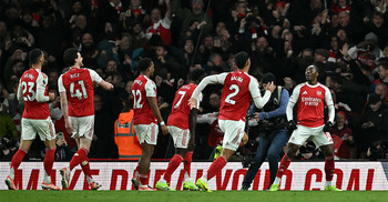 Eze hat-trick sends Arsenal six points clear