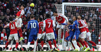 চেলসিকে হারিয়ে পাঁচ পয়েন্টের ব্যবধান তৈরি করলো আর্সেনাল