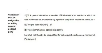 Article 70 undermines power balance: AG