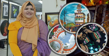 ক্যানভাসে জীবনের গল্প আঁকেন দৃষ্টি