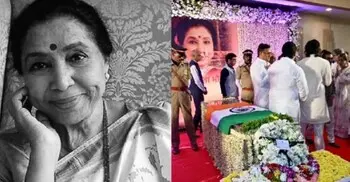 রাষ্ট্রীয় মর্যাদায় বিদায়, সুরে সুরে শেষ শ্রদ্ধা আশা ভোঁসলেকে