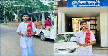 যে কারণে লুঙ্গি-গামছা পরে ভাইভা বোর্ডে আশিক
