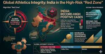 India’s track and field hits doping ‘high risk’ red zone