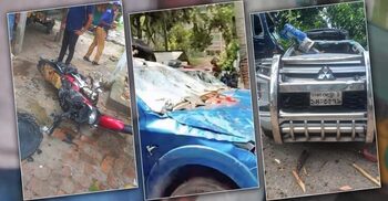 Upazila parishad, police station attacked in Faridpur