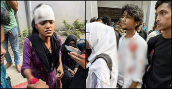 Protesters come under attack at Dhaka board