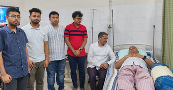 বিএনপি নেতা মোয়াজ্জেম হোসেন আলাল হাসপাতালে ভর্তি