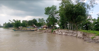 বগুড়ায় বিপৎসীমা ছুঁই ছুঁই যমুনার পানি