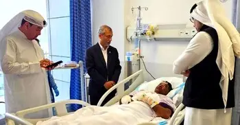 ইরানের হামলায় আহত ২ বাংলাদেশিকে দেখ‌তে হাসপাতালে রাষ্ট্রদূত