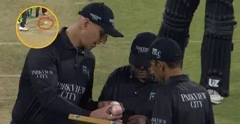 পিএসএলে অদ্ভুত কাণ্ড, সাদা বল হয়ে গেলো মেরুন