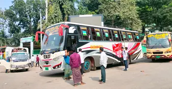 বান্দরবানে রাতেও বন্ধ থাকবে দূরপাল্লার বাস চলাচল