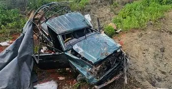 বান্দরবানে চাঁদের গাড়ি উল্টে নারী নিহত