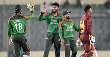 Bangladesh crush West Indies by 179 runs to win ODI series