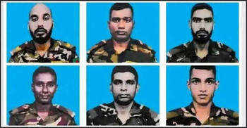 Bodies of 6 Bangladeshi peacekeepers arrive
