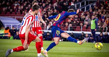 ওলমো–তোরেসে অ্যাতলেতিকোকে হারিয়ে বার্সার চার পয়েন্টের লিড