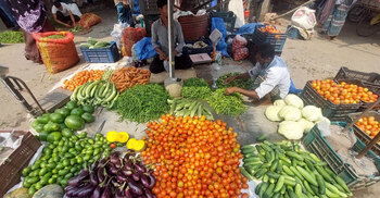 বরিশালে সরবরাহ বাড়ায় সবজির বাজারে স্বস্তি