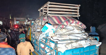 Locals seize 2 truckload of documents while dumping in Barishal