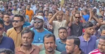 বিএনপি নেতা ডনকে চূড়ান্ত মনোনয়ন দেওয়ার দাবিতে গণমিছিল