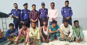 মেঘনার অভয়াশ্রমে মাছ শিকার, ২৪ জেলে আটক