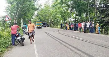বরিশালে বাসচাপায় দাদি-নাতনি নিহত