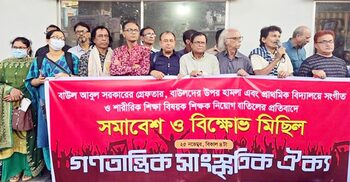 বাউলশিল্পী আবুল সরকারের মুক্তি দাবি গণতান্ত্রিক সাংস্কৃতিক ঐক্যের