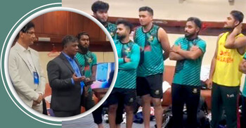 ড্রেসিংরুমে গিয়ে দলকে অভিনন্দন বিসিবি সভাপতির
