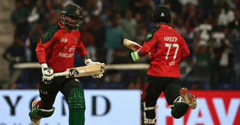 Bangladesh launches Asia Cup mission with 7-wicket win over Hong Kong