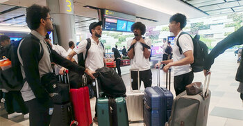 সিঙ্গাপুর পৌঁছেছেন হামজা-শামিতরা