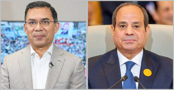 তারেক রহমানকে অভিনন্দন জানালেন মিশরের প্রেসিডেন্ট আল-সিসি