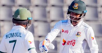 দ্বিতীয় দিনে পুরোটাই বাংলাদেশের দাপট