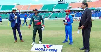 Afghanistan win toss, send Bangladesh into bat