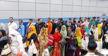 183 more Bangladeshi expats return home from Lebanon