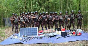 BGB seizes arms, ammo in Bandarban deep forest