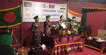 লালমনিরহাটে বিজিবি-বিএসএফ কমান্ডার পর্যায়ে বৈঠক