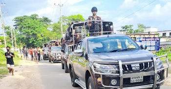 খাগড়াছড়িতে ৭ প্লাটুন বিজিবি মোতায়েন