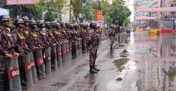 শ্রমিক সমাবেশে প্রধানমন্ত্রীর আগমন ঘিরে বিজিবি মোতায়েন