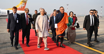 Bangladesh rolls out red carpet as Bhutanese PM arrives