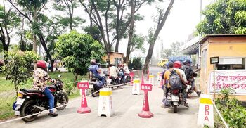 বঙ্গবন্ধু সেতুতে একদিনে ৯ হাজার মোটরসাইকেল পারাপার