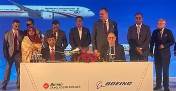 ১৪ উড়োজাহাজ কিনতে বোয়িংয়ের সঙ্গে বিমানের চুক্তি সই