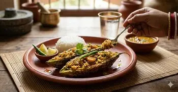স্বাদ বদলাতে পাতে রাখুন করলার ভরা পুর