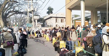 দেশে ফিরছেন ভারতীয় মুসল্লিরা