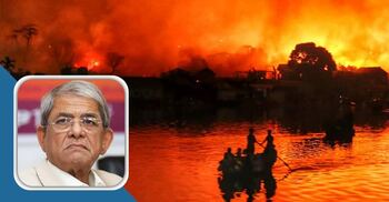 কড়াইল বস্তির অসহায় মানুষদের পাশে দাঁড়ান: বিত্তবানদের ফখরুল